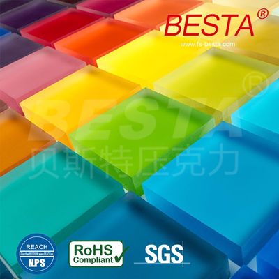 ITS Orange Light Guide Acrylic Sheet 10mm Colored Flexible Plexiglass Sheets