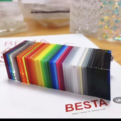 L'éclairage transparent à couleur guide la feuille acrylique 2 mm 3 mm 5 mm 6 mm