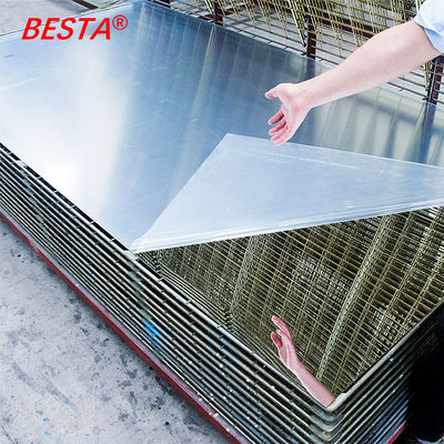 5mm 6mm Flexible Mirrored Plastic Sheet Coloured Acrylic Mirror Sheet  For Wall
