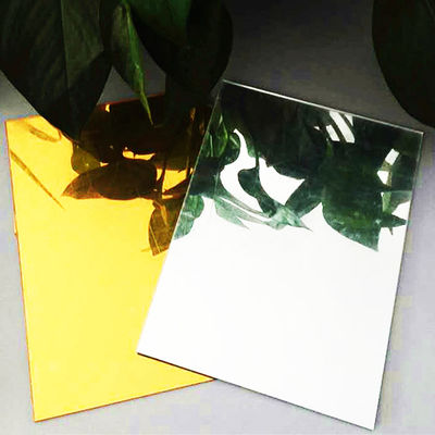 5mm 6mm Flexible Mirrored Plastic Sheet Coloured Acrylic Mirror Sheet  For Wall